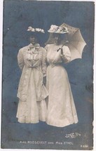 Presidential Postcard Mrs Roosevelt &amp; Ethel RPPC 1907 Pack Bros Rotograph - £5.61 GBP