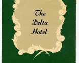 The Delta Hotel Club Breakfasts Menu 1950&#39;s - $17.80