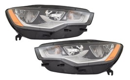 Fit Audi A6 S6 2012-2018 Right Left Halogen Headlights Head Lights Lamps Pair - $950.39