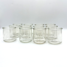 Lot of 12 Oui Yogurt Glass Jars Craft Candle Clean Empty DIY Repurpose Storage - $10.25