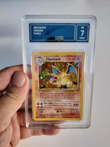 Charizard 1999 Base Set Holo #4 - Near Mint Condition (GMA Grading 7) - $599.99