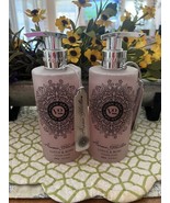 Vivian Gray Cream Soap LOTUS &amp; ROSE Set Of Two 13.5 oz ea - $61.10 CAD