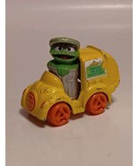 Playskool 1982 Muppets Oscar Grouch Trash Delivery Garbage Truck Diecast - $180.94 MXN