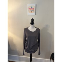 Athleta Women&#39;s Long Sleeve Top - Size Small Gray - $387.35 MXN