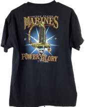 United States Marine Corp T-shirt Unisex Size Large Black SS 7.62 Design... - $18.78