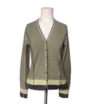 Rivamonti by Brunello Cucinelli Alpaca Silk Blend Snap Front Sweater Sz M Italy - £59.79 GBP