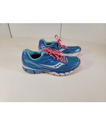 SAUCONY RIDE 8 Womens 8 Aqua Blue Oran Athletic Running Shoes Power Grid... - $456.75 MXN