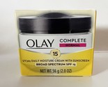 Olay Daily Moisture Cream With Sunscreen Spf 15 2oz Boxed - £17.45 GBP