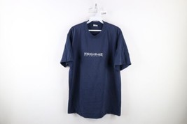 Vintage 90s Dragon Ball Z Mens Large Distressed Japan Super Saiyan T-Shirt Blue - £117.64 GBP