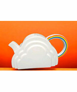 Vintage Vandor San Francisco Porcelain Clouds &amp; Rainbow Teapot 1978 EUC ... - $7,676.36 MXN