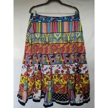 VTG. Skirt Artsy Paint Splash Pattern Skirt Size 12 - $9.90