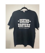 Eskimo Brothers Nashville T-Shirt Black Short Sleeve Size Large - $14.00