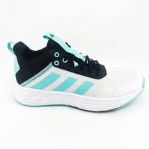Adidas Own The Game 2.0 White Aqua Black Mens Basketball Shoes IF2687 - £51.47 GBP