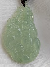 Glassy Ice Clear Natural Burma Jadeite Jade Enlightenment Pendant # 60 carat # - £1,171.59 GBP