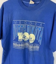 Vintage North Dakota T Shirt Single Stitch Tourist XL USA 80s 90s - $19.99