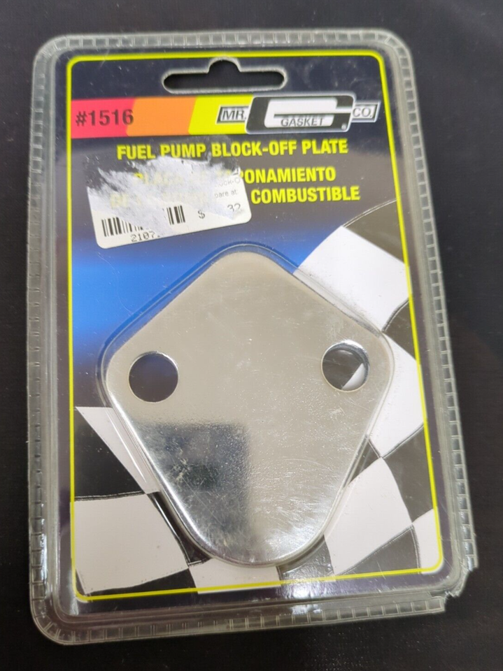 Fuel Pump Block-Off Plate Mr Gasket 1516 - $9.89
