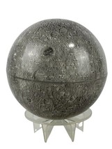 Vintage Moon Globe Stand Lunar Map Astronomy Space Collectible 14.5” Celestial image 7
