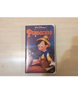 PINOCCHIO VHS - WALT DISNEY&#39;S MASTERPIECE - CLAMSHELL COVER INCLUDED - £23.66 GBP