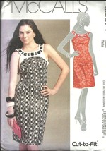 McCall's Sewing Pattern 5874 Misses Lined Dress Size 14-20 - $8.89