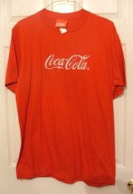 NWT Mens Size XL Short Sleeved T-Shirt Hanes 100% Cotton Pre Shrunk Coca... - £7.40 GBP