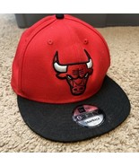 Chicago Bulls NBA Snapback New Era 9Fifty Red/blackhat cap - £15.72 GBP