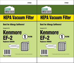 CF622 Kenmore EF-2 HEPA Filter w/Charcoal 2 pack - £11.13 GBP