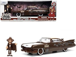 1959 Cadillac Coupe DeVille Brown and White with Graphics and Count Chocula Die - £42.64 GBP