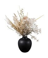 13.3-Inch Fall Leaves in Black Ceramic Vase – a Cozy Autumn Accent for Y... - $538.05 MXN