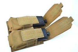 Double Stack Magazine Pouch Molle Ammo Clip Belt Carrier - TAN - $12.99