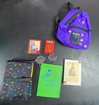 American Girl &#39;95 School Gear Purple Backpack + Extras excellent - £12.45 GBP
