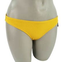 Xhilaration Cheeky Bikini Swim Bottom Juniors Sz Small 3 5 Honey Yellow Ribbed - £7.82 GBP