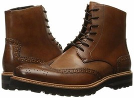 Kenneth Cole Men&#39;s Click Sound Wingtip Boots 8 NEW IN BOX - $107.49