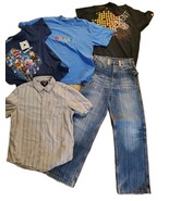 Boys Size 18 5 Pc Lot Vintage Makaveli Tupac Shakur Hip Hop Denim Jeans ... - $797.20 MXN
