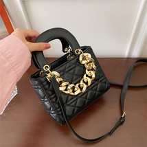 Handbag For Women Winter Lady Totes Golden Chain Square Simple Crossbody Bag Fas - £26.64 GBP