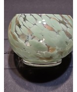 Botanical Gardens;Finely cut artisian vase-w-gold glit. - $17.00