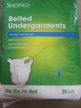 Shopko Belted Undergarments 30 count one size fits most - $34.53