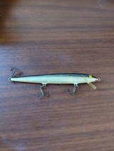 Vintage Rapala Normark Floating Minow SILVER/BLACK Lure 5" Made in Finland - $7.92