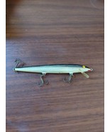 Vintage Rapala Normark Floating Minow SILVER/BLACK Lure 5&quot; Made in Finland - $10.79 CAD