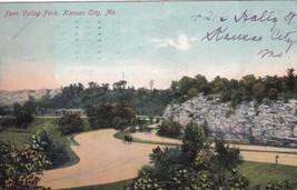Penn Valley Park Kansas City Missouri MO Postcard 1908 Kingfisher OK - £2.36 GBP