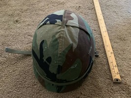 Vietnam era US  helmet  camo cover Army Marines - £54.60 GBP