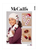 McCall&#39;s Sewing Pattern 8232 11297 Hats Fingerless Gloves Size S-L - £7.16 GBP