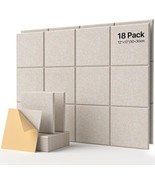 18 Pack Soundproof Wall Panels Self-Adhesive, Square Sound Proof Foam Pa... - $60.73 CAD