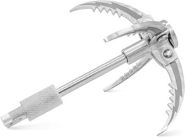 Jwwyj Folding Claw Grappling Hook: Multi-Use Stainless Steel Hook For Hi... - £32.89 GBP