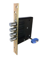 SECUREMME 2028 (Italy)High Security Double Bit Lever Deadbolt Lock 3 Key... - $47.50