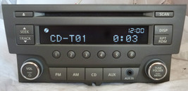 13 14 2013 2014 Nissan Sentra Radio Cd Player &amp; Aux 28185-3RA2A PN-3365M... - $10.40