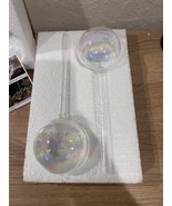 2PCS Plant Self Watering Globes Rainbow Glass Self Watering Spike Balls NEW - $17.74