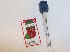 Itsy Bitsy Stocking Ornament name Gabrielle NEW Ganz personalized Christ... - $7.20