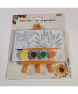Paint Set 4pc Thanksgiving Greetings Fun For Adults Creative Imagination - $108.93 MXN