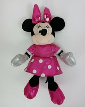 Disney Ty Sparkle Beanie Buddies Minnie Mouse Pink Polka Dot Dress &amp; Bow... - $165.89 MXN