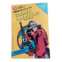 Where In The Europe Is Carmen Sandiego? Text John Peel PB Book with Cards 1991 - £4.46 GBP